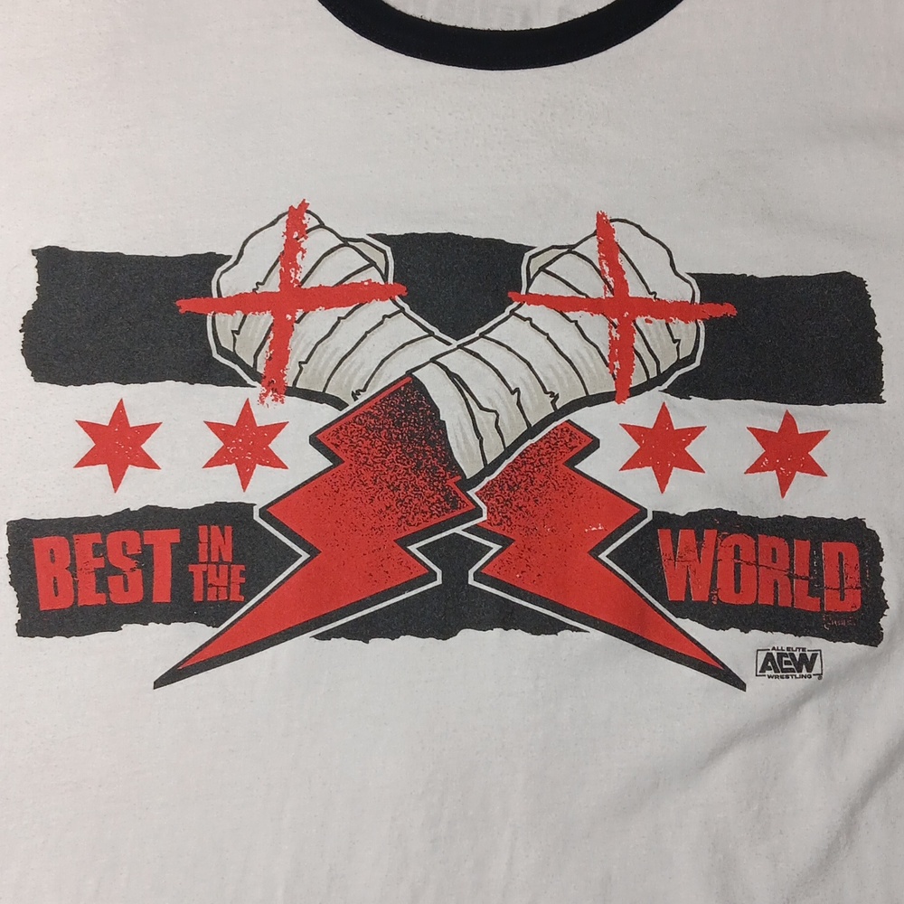 CM Punk XL AEW Debut Rampage @ United Center Chicago Shirt RARE - Picture 4 of 7